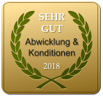 SEHR GUT Abwicklung & Konditionen 2018